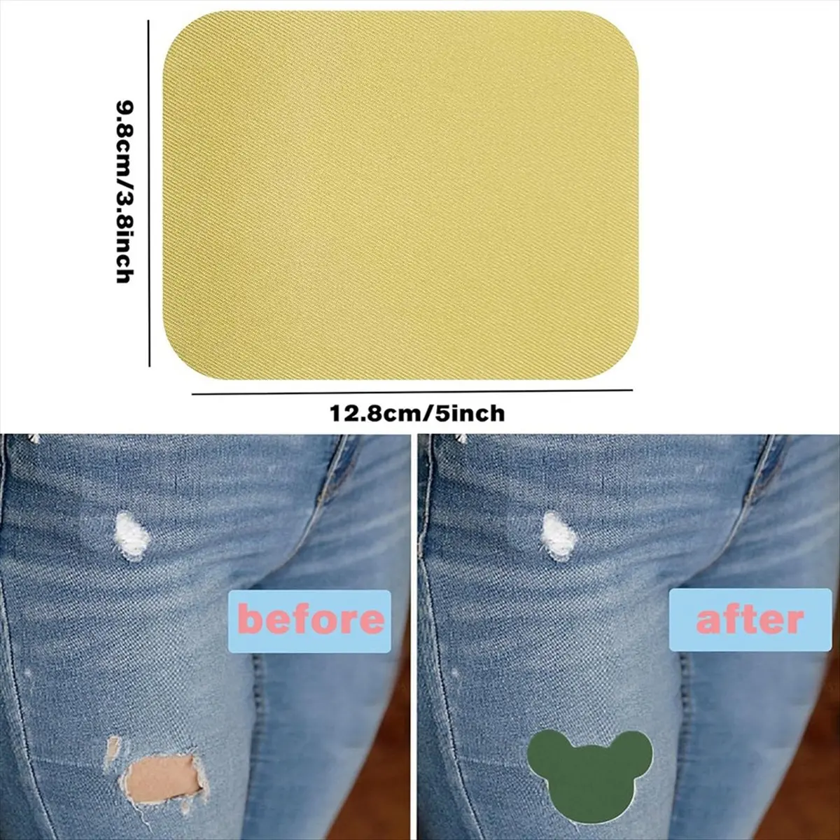 

AT16 Ремонтная заплата для ремонта, 20 шт. Многоцветные тканевые заплатки для ремонта одежды Размер 3,7 дюйма на 4,9 дюйма (9,8 см х 12,8 см)