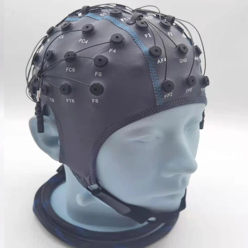 Sintered Ag/AgCl Reusable EEG PSG Headset Hat