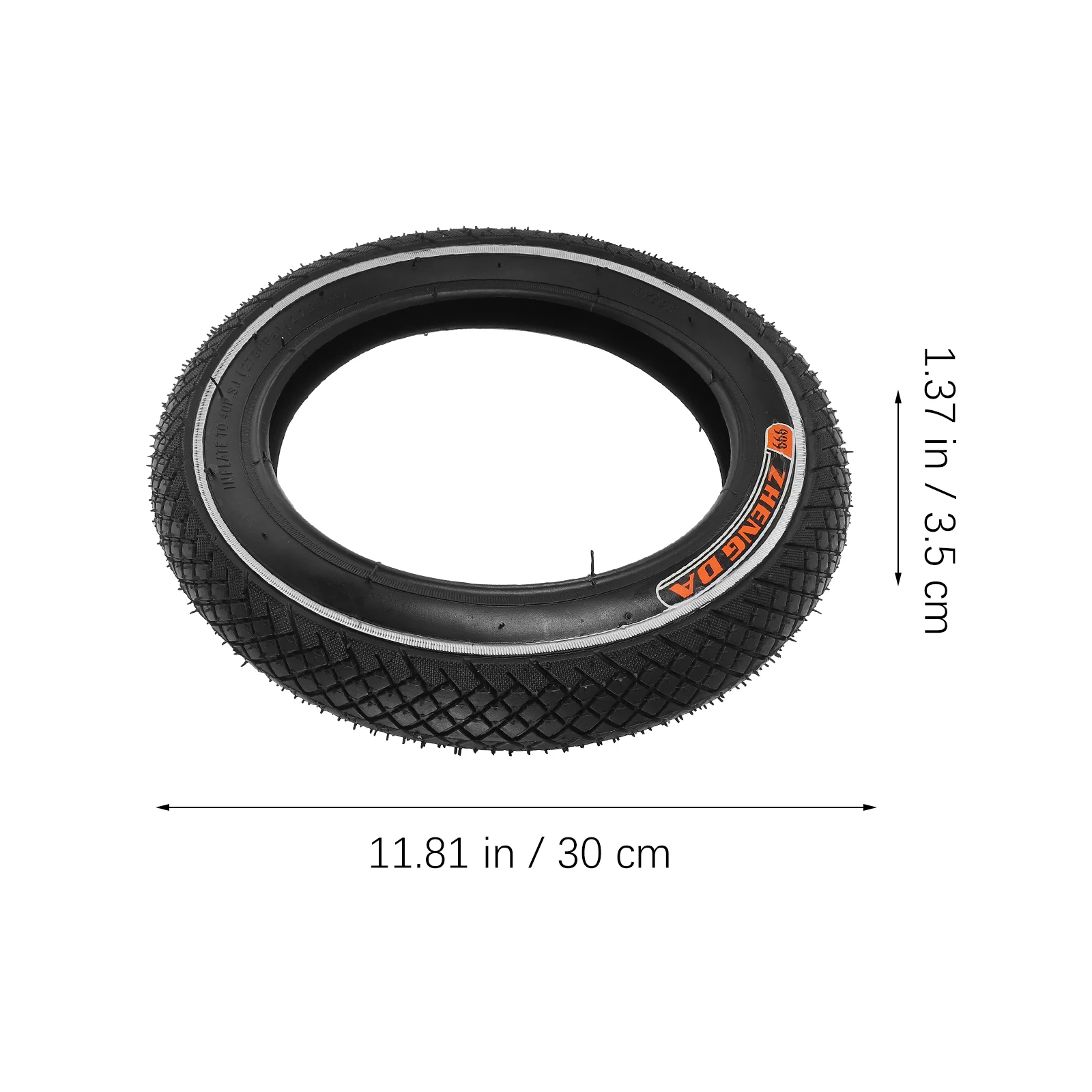 Professional 12x2125 Kids Balance Bike Tire Thicken Outer Tire for Bike Racing (Random Pattern) Balance Bike Outer Tire