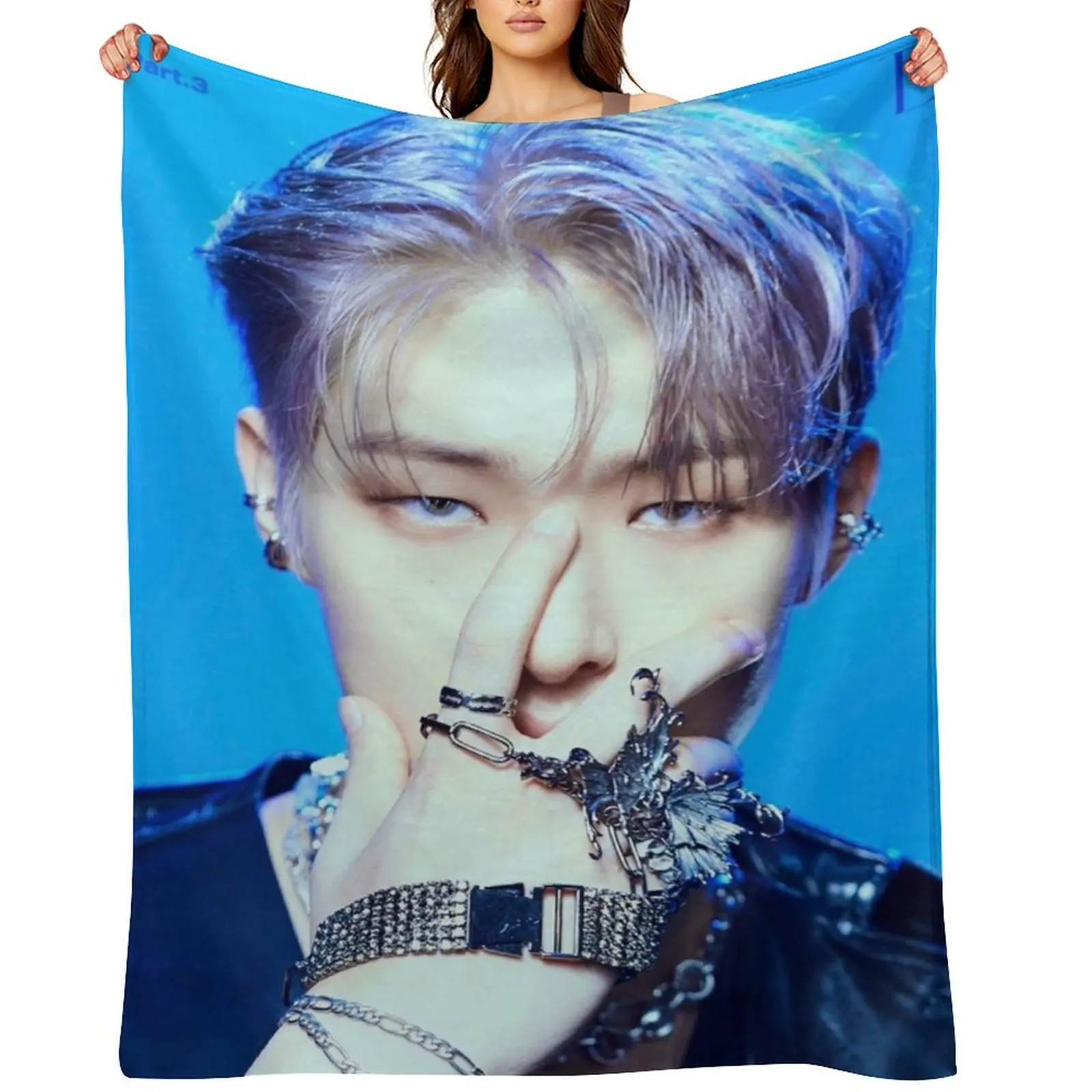 

Mingi ATEEZ Deja Vu Throw Blanket Thermals For Travel Comforter manga Heavy Blankets