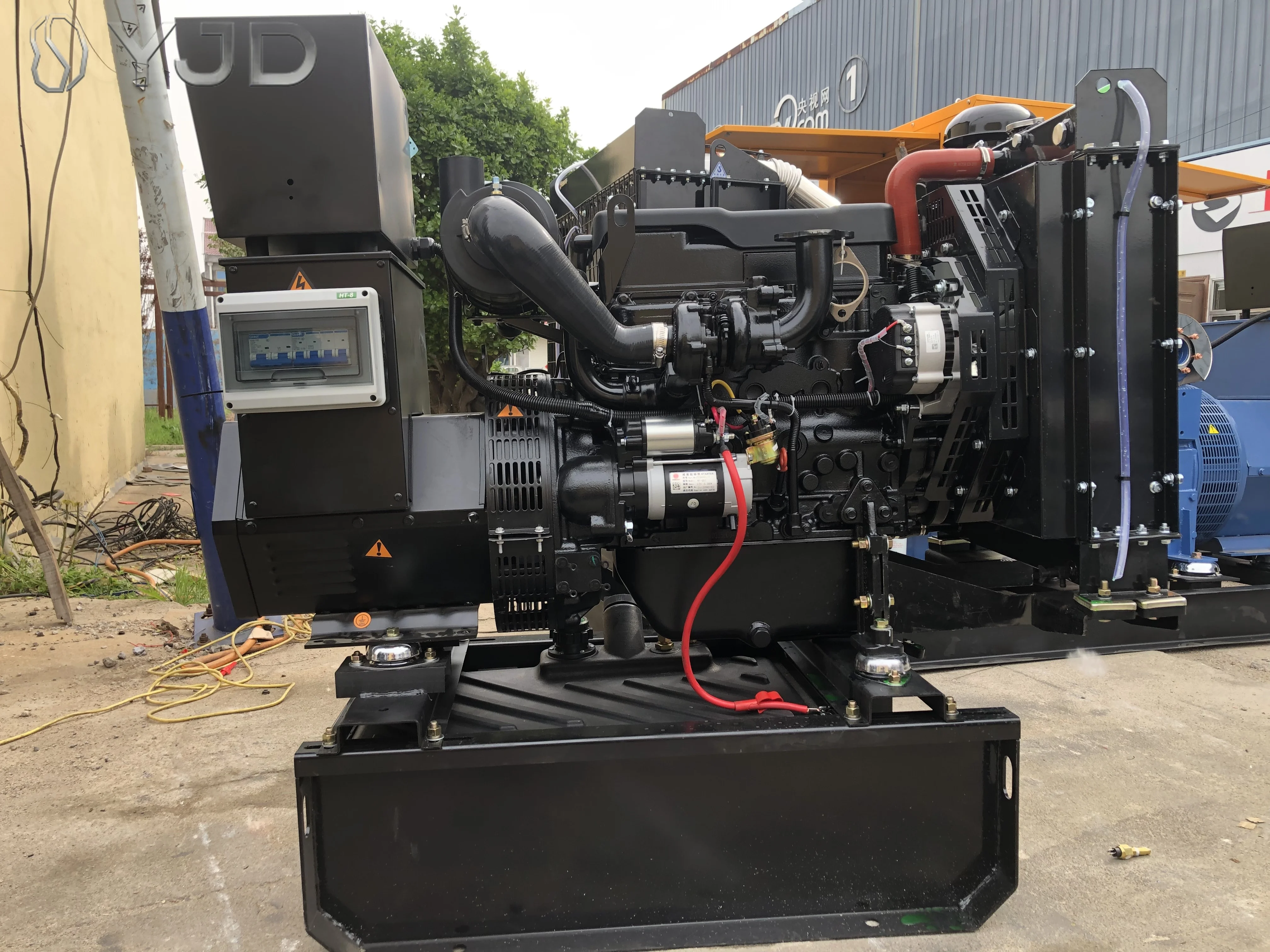 30KVA Power Output We-iChai 3 Phase Diesel Generator Set Frequency 50/60Hz Speed 110V 220V 230V 400V 440V Electric Start