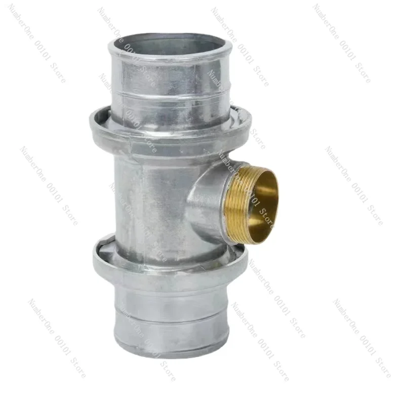 Agricultural irrigation fittings hose connector aluminum tee 2