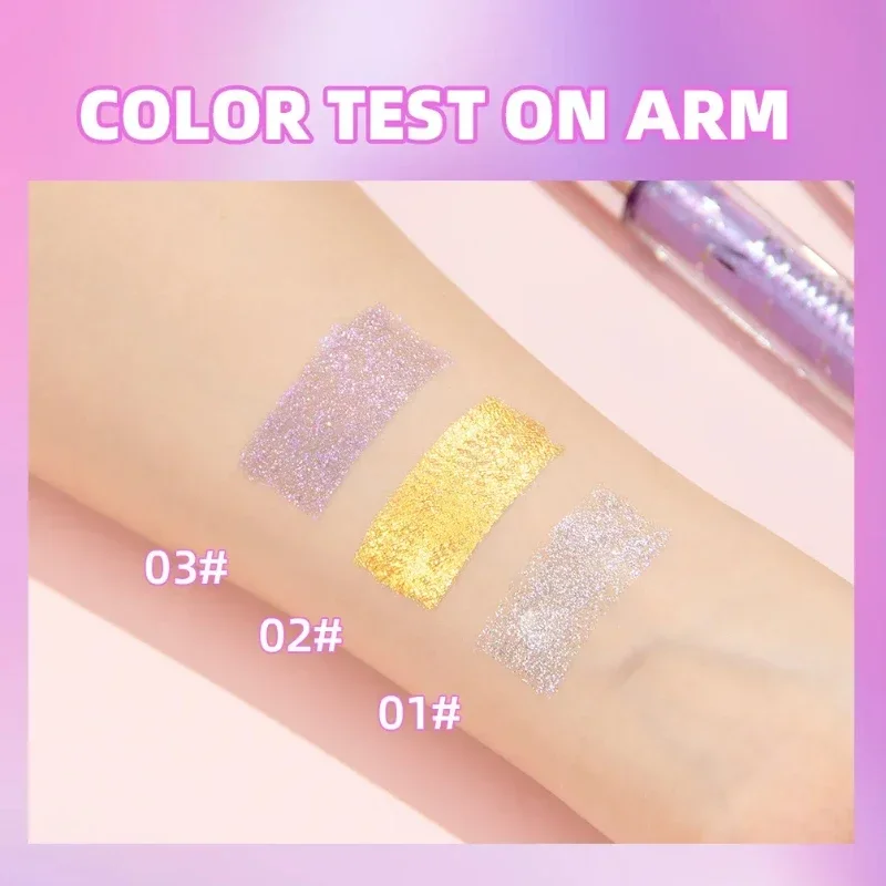 6 Colors Mascara Colorful Stage Makeup Colored Diamond Glitter Long-Lasting Curling Shiny Waterproof Mascara for Creative Makeup