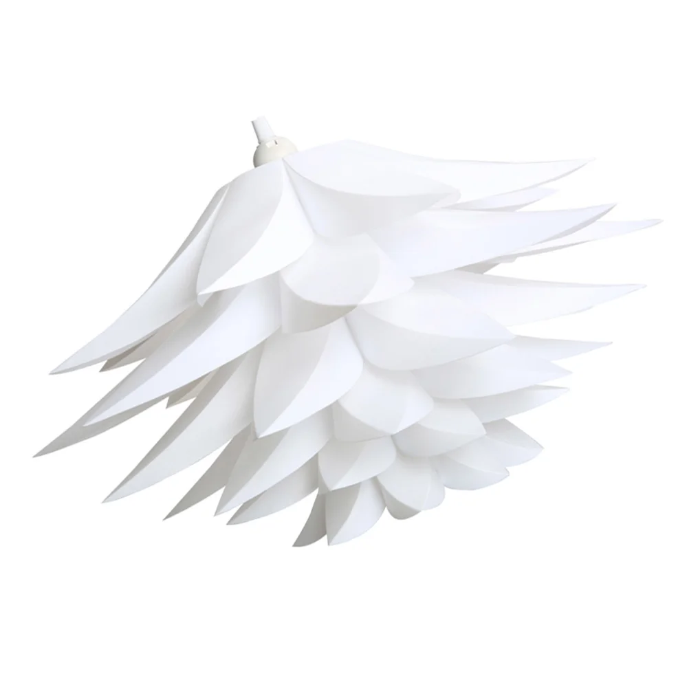 

White Lamp Shade Puzzle Lights Ceiling Pendant Chandelier Diy Lampshade Room Decoration Modern Flower Light