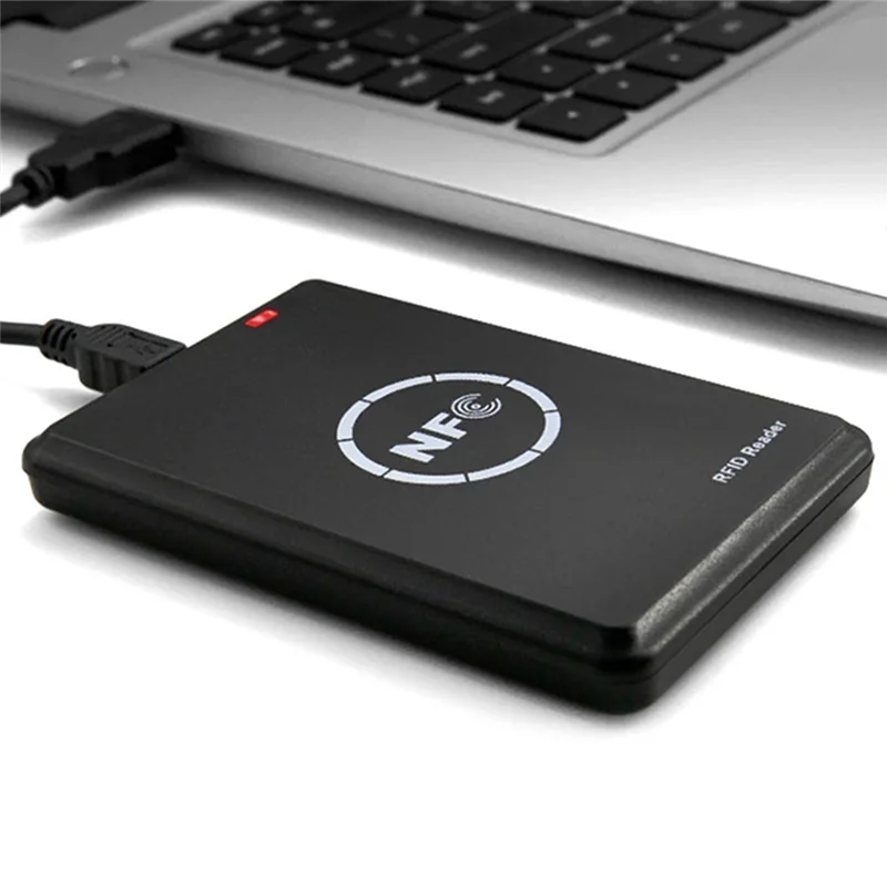 

A37T-RFID NFC Smart Chip Reader/Writer+5XUID Card 125K 13.56M Copier RFID Duplicator Tag Copy Clone ID IC Key Badge Copy