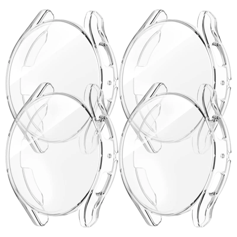 5pcs TPU Case for Samsung Galaxy Watch 7-6-5-4-FE 40mm 44mm Full Protection Cover Silicone Bumper Screen Protector Accessories image 2