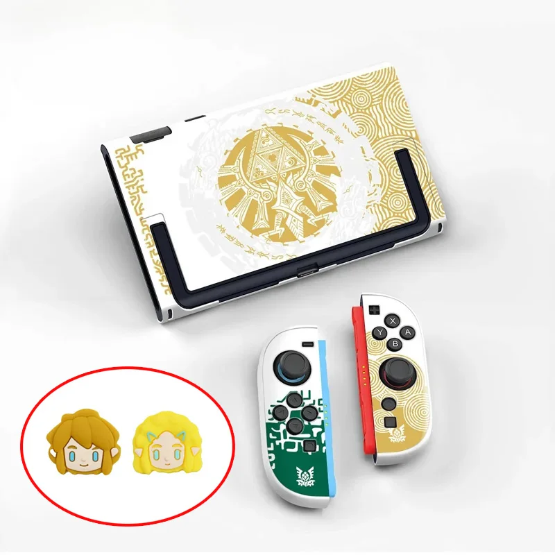 The Legend of Zelda Hartschalenhülle für NS2 Switch 2 Konsole Aufbewahrungstasche Silikon-Gummi-Daumengriff Ladestation Schutzhülle – Detail 3