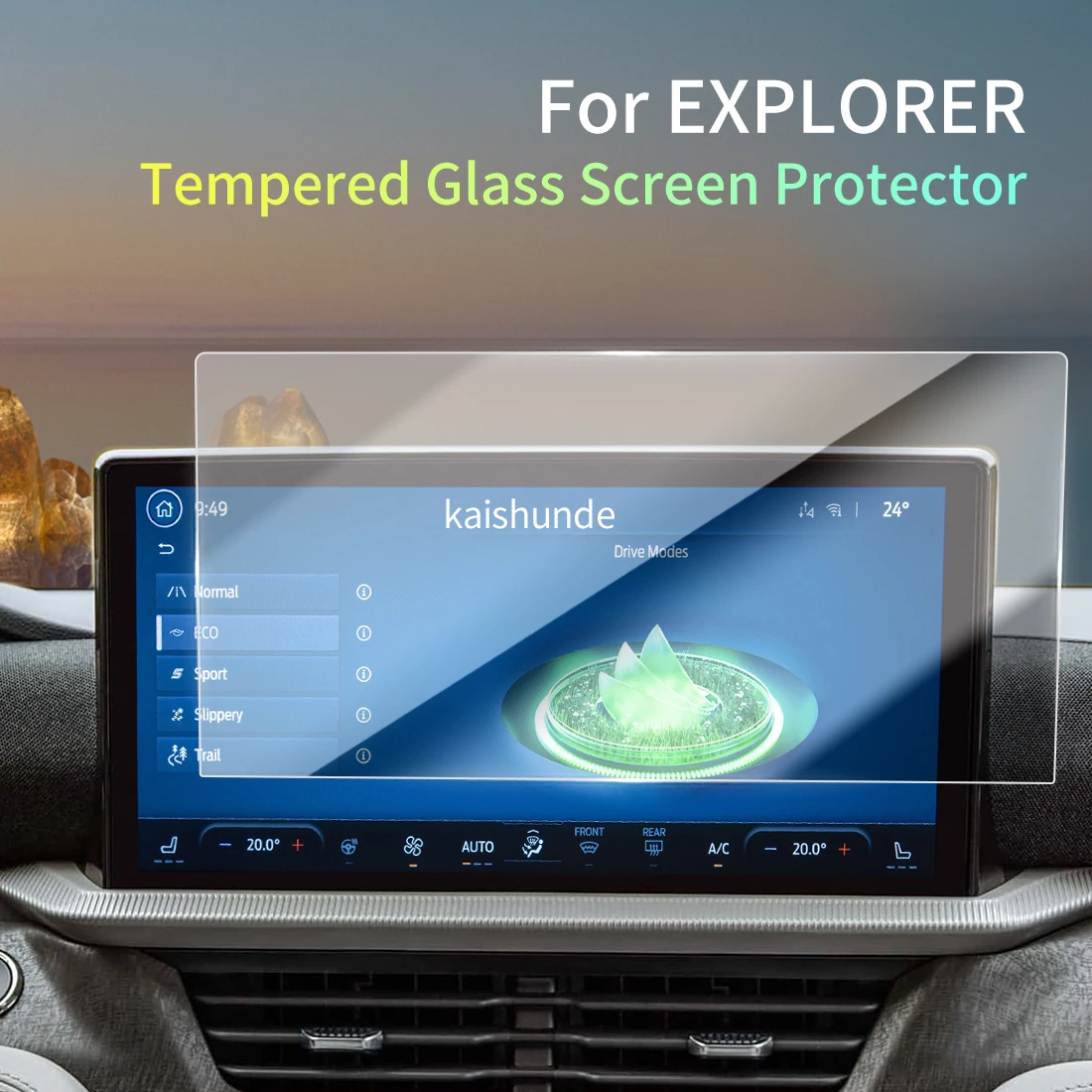 

Car Stickers Meters Protector For24 Changan Ford EXPLORER Tempered Glass Protective Film Display Navigation Vehicle