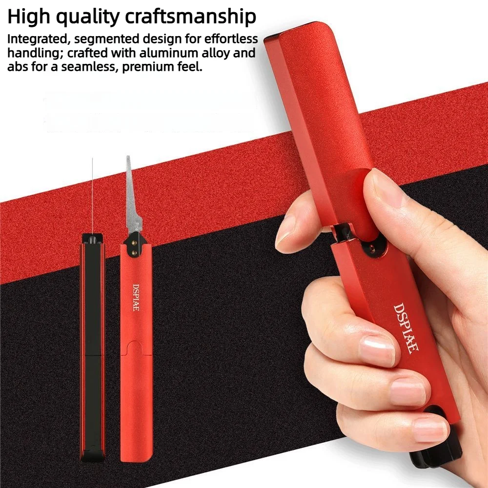 DSPIAE Handsaw AT-HW Gundam Model Handheld Tool with Saw Blade Double Section Aluminum Alloy Magnetic Modification Hand Saw