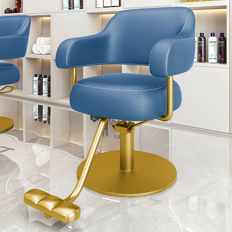 Aoliviya-Cadeira minimalista barbearia para cabeleireiro, celebridade Internet, corte de cabelo e tingimento cadeira, ajustável e giratória pente