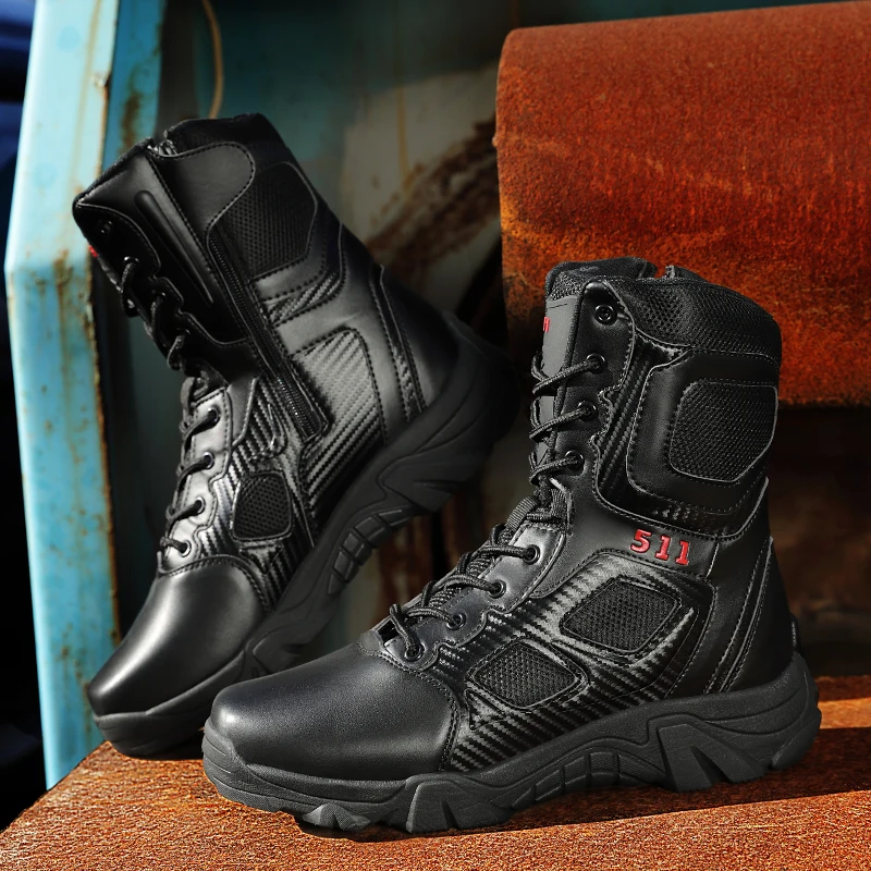 2024 new outdoor leisure hiking boots special forces military boots men\'s desert hiking work boots size 39-47