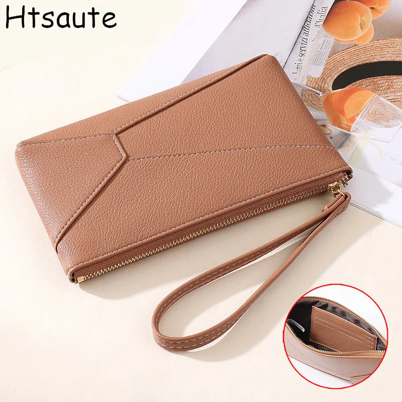 

Pu Leather Women Wallet Zipper Coin Purse Clutch Short Ladies Wallet Wristlet Women Purse Female Coin Pocket Card Holders