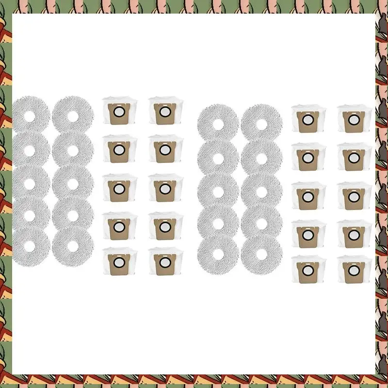 

B75A 2X сменные мешки для пыли, ткань для швабры для Dreame Bot L10S Ultra/S10/S10 Pro, аксессуары для роботов-пылесосов