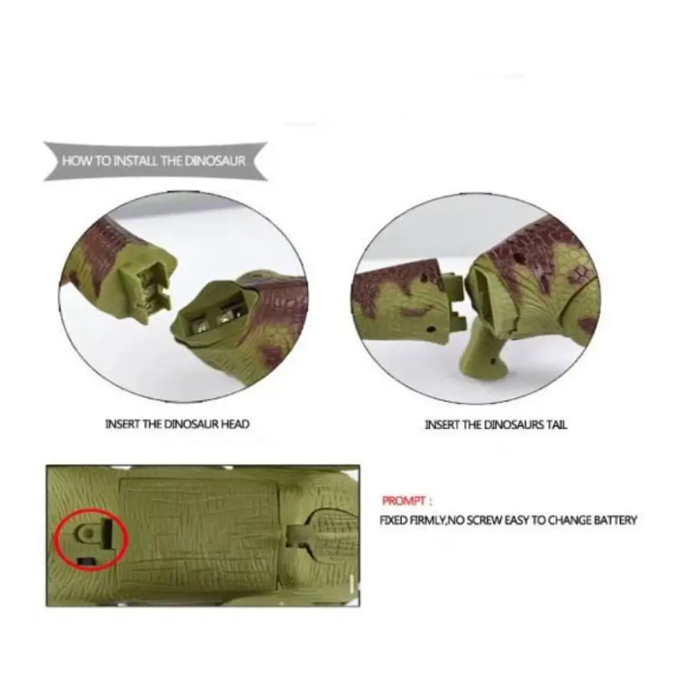 Plastica Layerà Uova Dinosauri Simulazione Proiezione Dinosauro elettrico Mobile Oscillazione Strisciante Regalo di compleanno a collo lungo