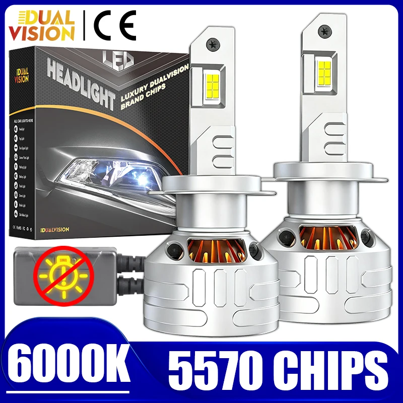 

Dualvision H4 H7 Led Canbus H1 H8 H9 H11 HB3 9005 HB4 9006 9012 HIR2 Светодиодные фары Мини-автомобильные фары Лампы 4300K 6000K Автолампы