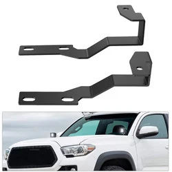Engine Hood Ditch Light Bracket Cowl Panel LED Pod Work Lamp Mount Holder Clamp For Toyota Tacoma 2005-2015