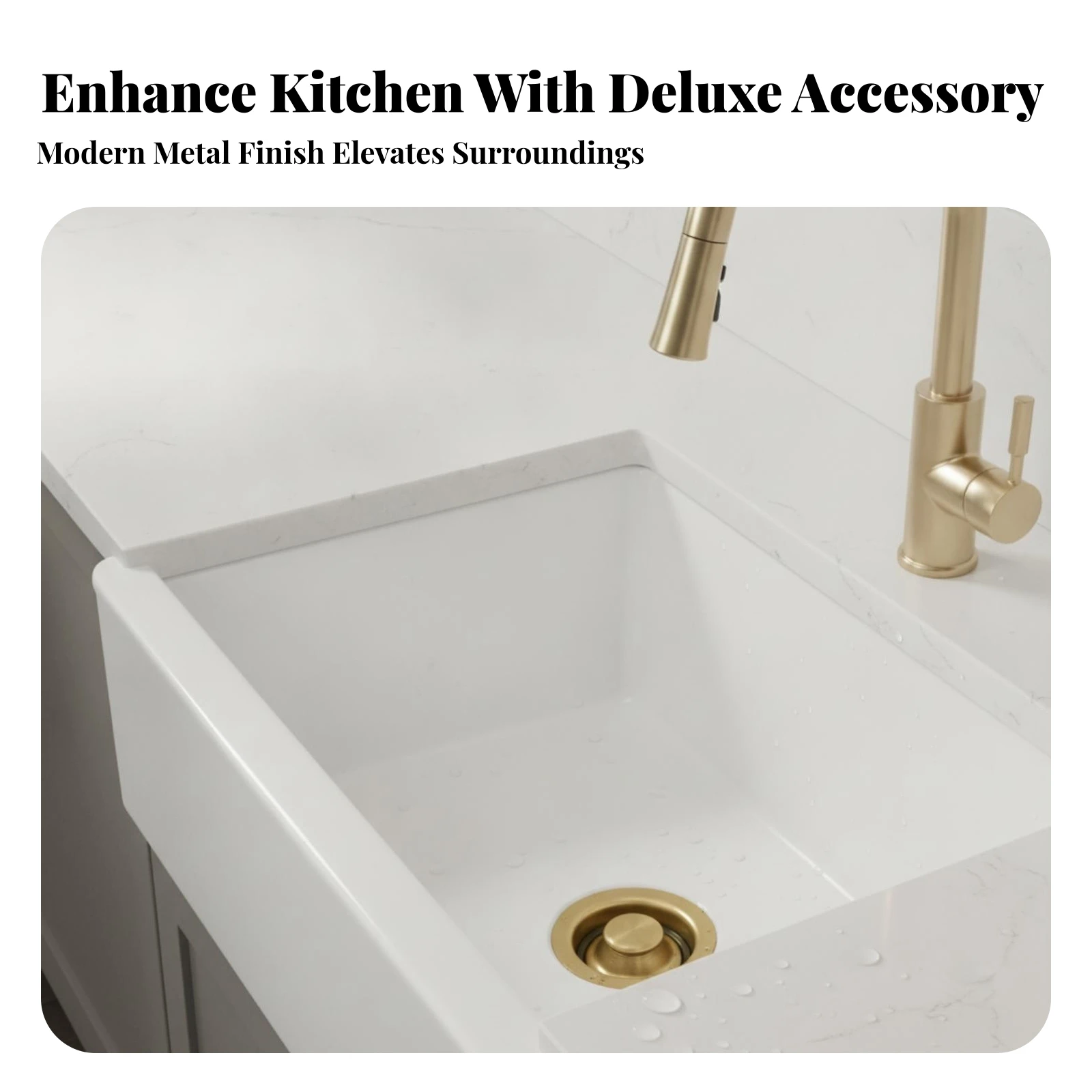 Sink Drain Flange Recessed Sink Stopper Plug Round Drain Flange Wide Rim Plumbing Fixture Push-In