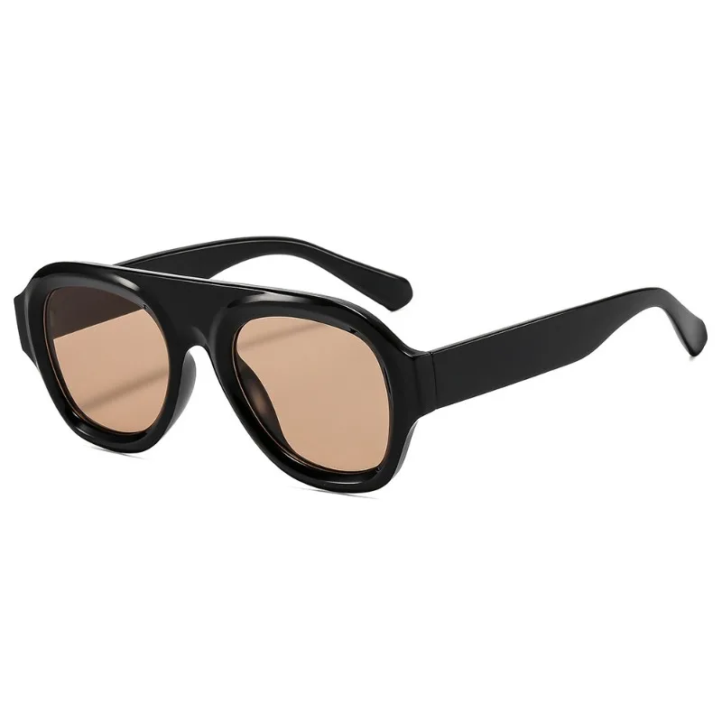Aviator Fashion Large Face Driving Riding Stylish Personality Sunglasses For Men Women Glasses