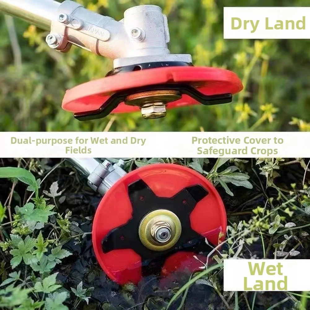 Dual-use Weeding Trimmer Manganese Steel Lawn Mower Trimmer Head Multi-functional Hedge Grass Trimmer Head