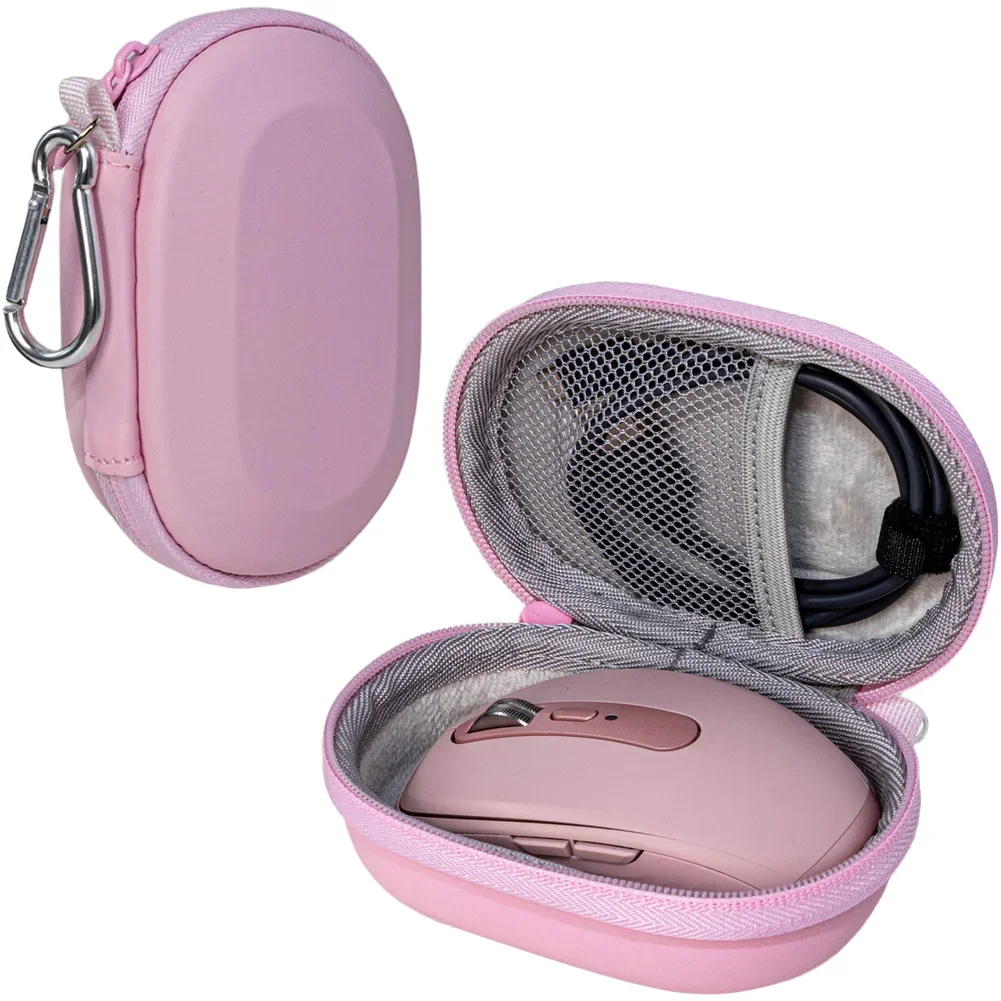 Custom Fit EVA Case for For LOGITECH For MX Anywhere 3S Mouse Offers Lightweight Protection and Easy Portability