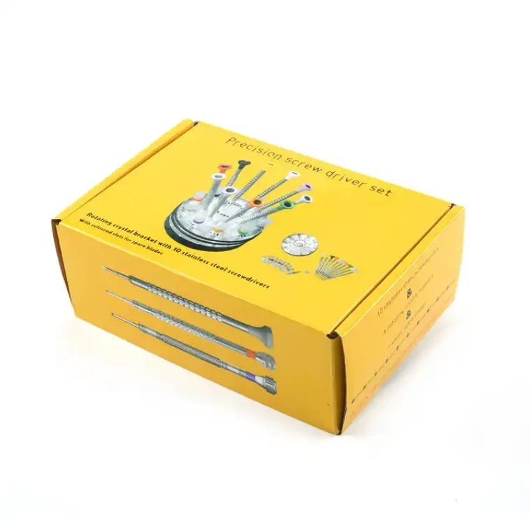 High-quality 10PCS watch screwdriver anti-skid wear-resistant steel watch repair screwdriver with 20 spare screwdriver heads