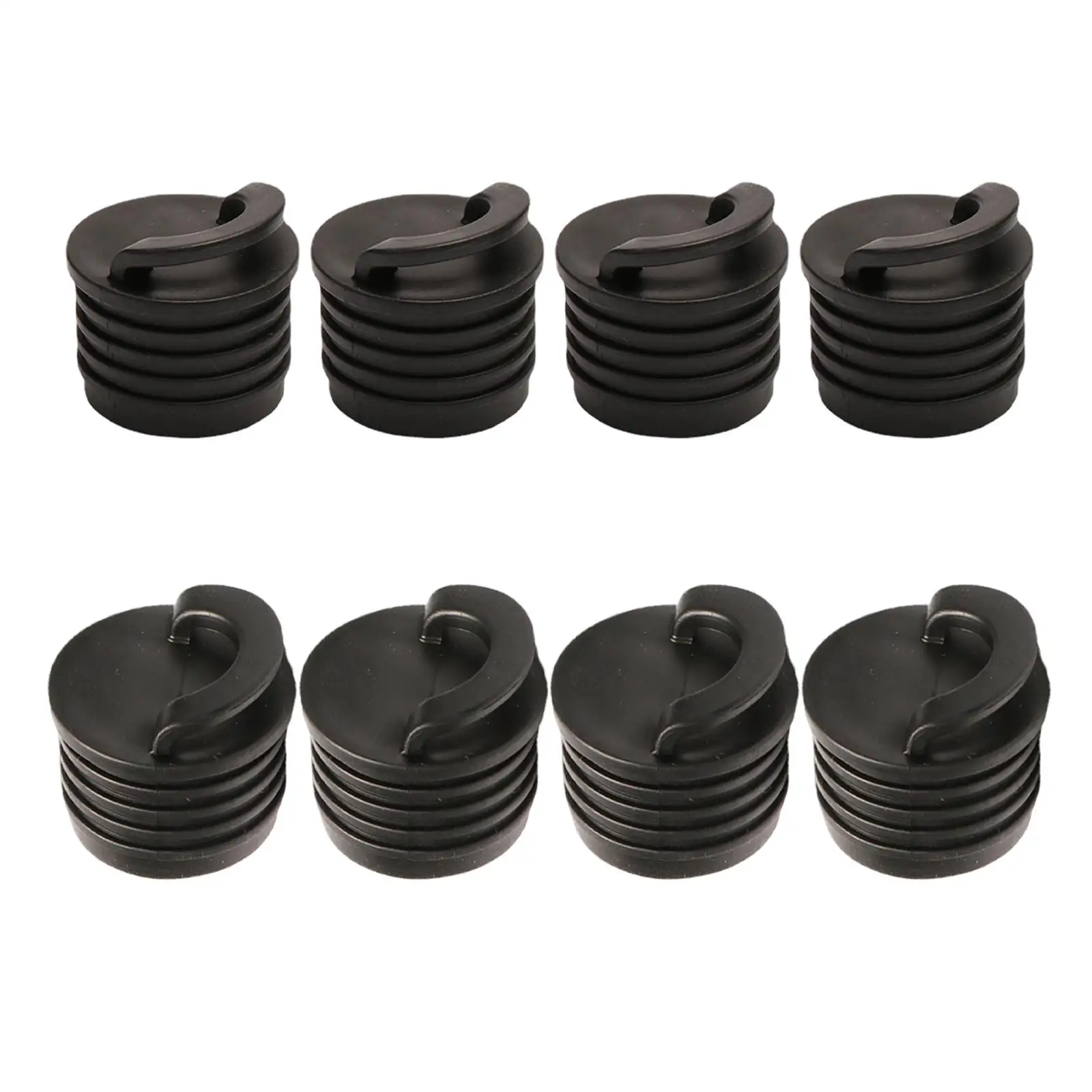 Wear Resistant Rubber Kayak Scupper Plug Drain Hole Stopper Bung for Boat Inflatable Canoe Watercraft