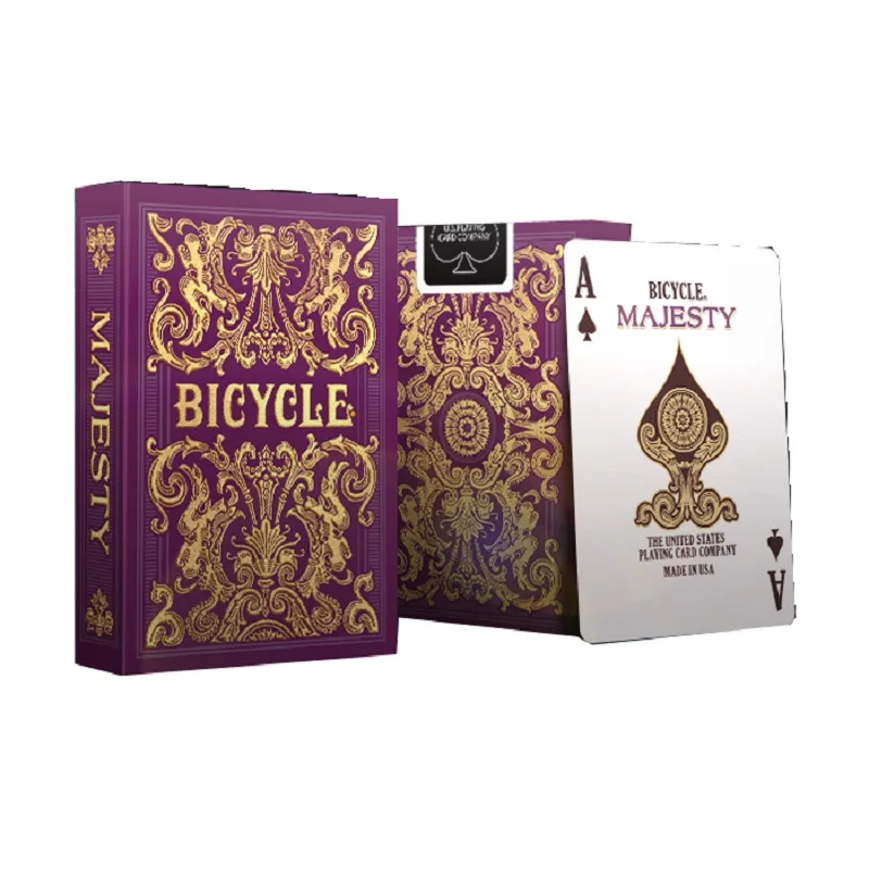 

Bicycle Majesty Playing Cards USPCC Collection Deck Card Games Magic Props Magic Tricks for Magician