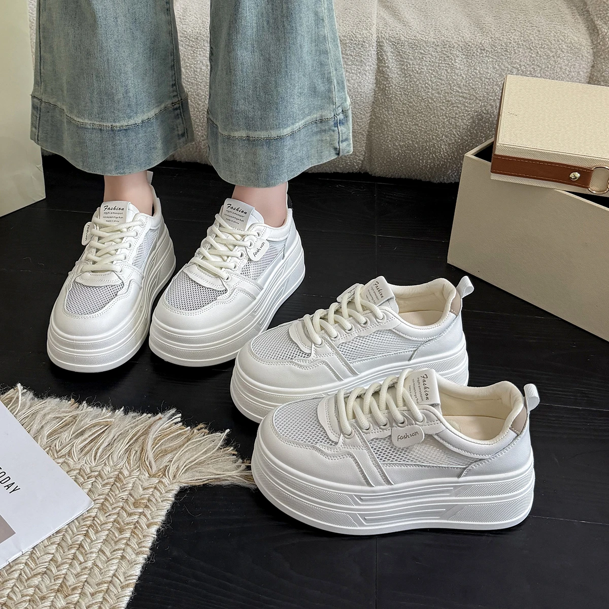 Sonbahar Modası Kadın Bağcıklı - Sneakers Fashion Women incelemesi ve fiyatı