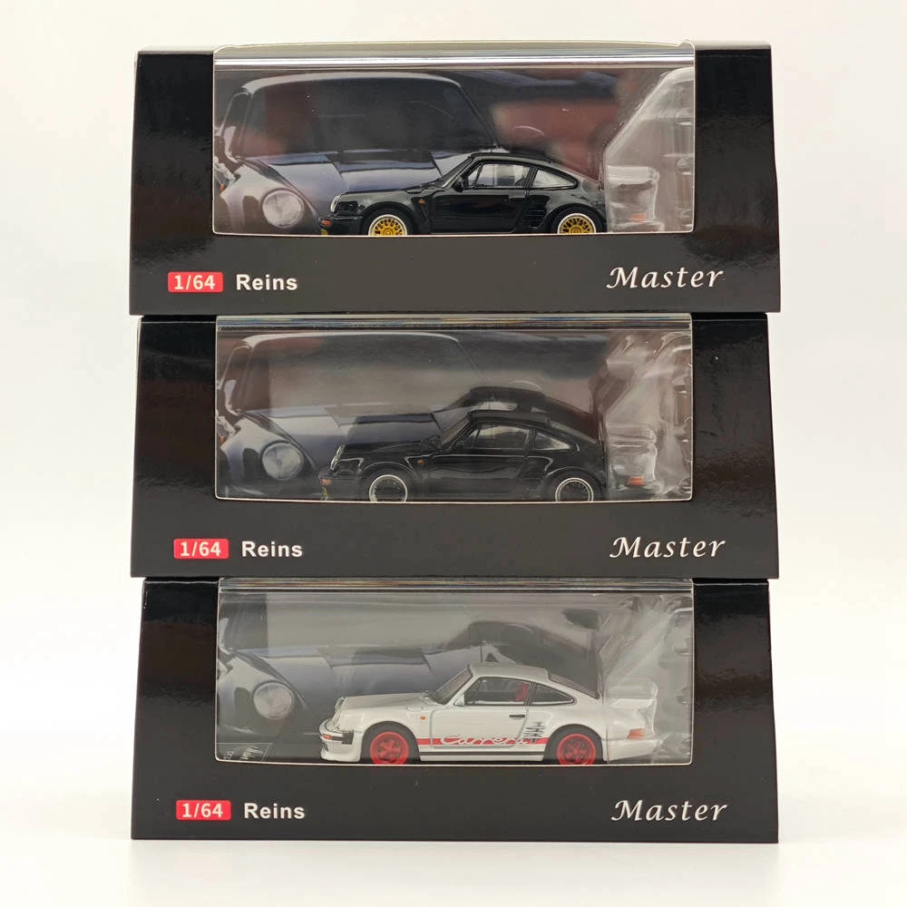 1:64 Master Turbo 930 Black Bird Diecast Toys Car Models Collection Gifts Limited Edition