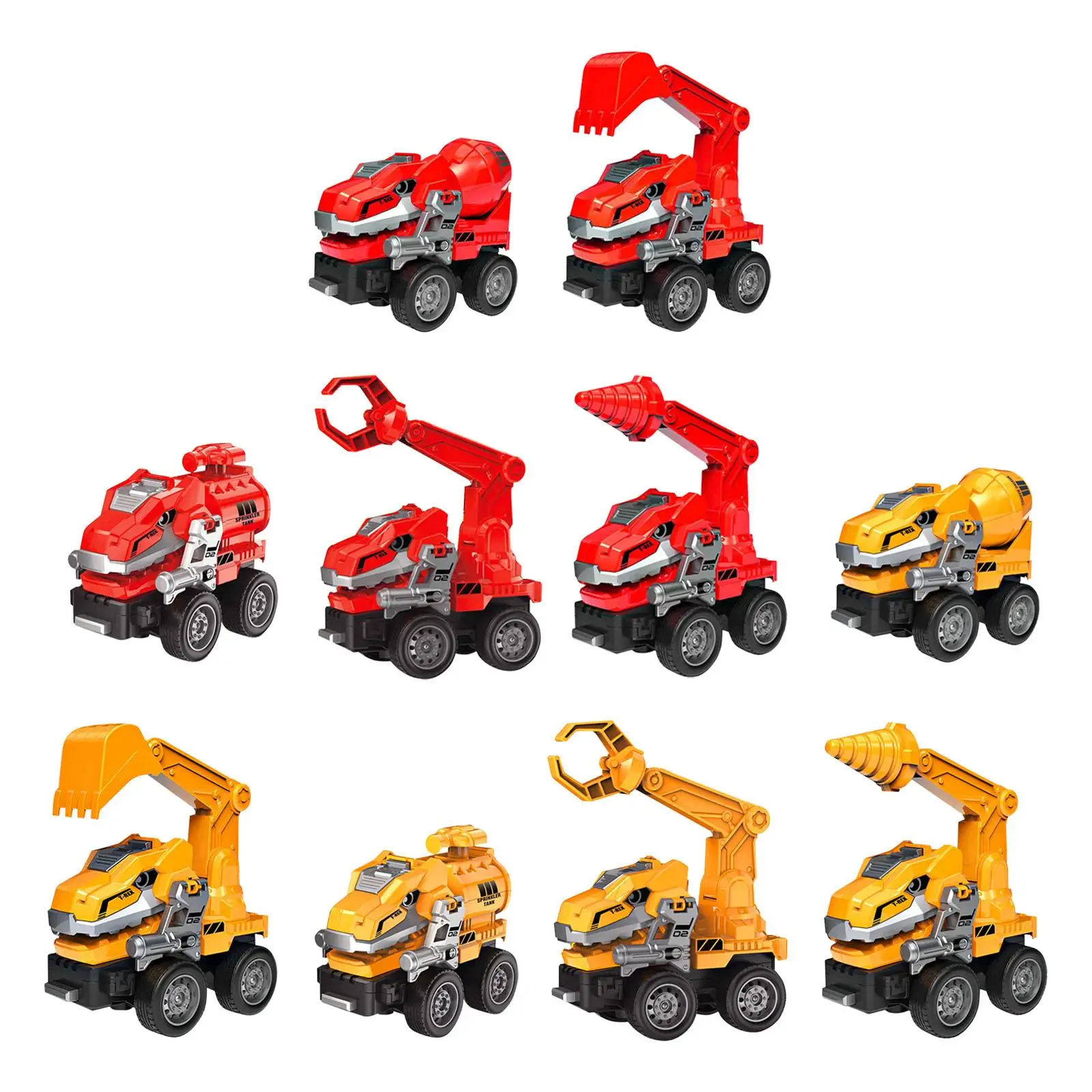 

Kids Play Trucks Aged 3 4 5 Boys Girls Party Favor Holiday Gifts Portable Educational for Kids Durable Construction Vehicles Toy