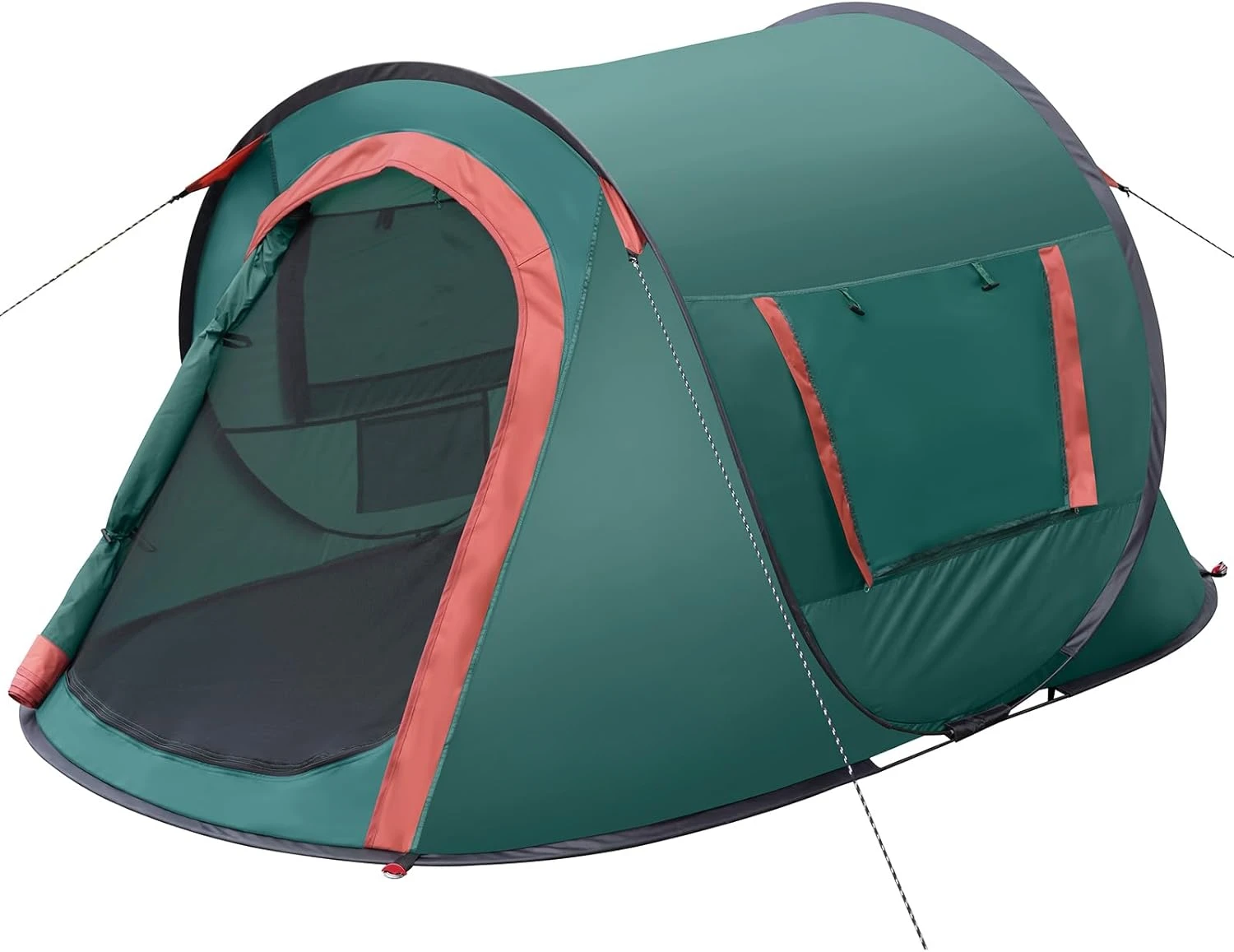 Pop-up tent, 2-persoons kampeertent, instant draagbare strandtent, eenvoudige pop-up schaduwtenten 2 deuren