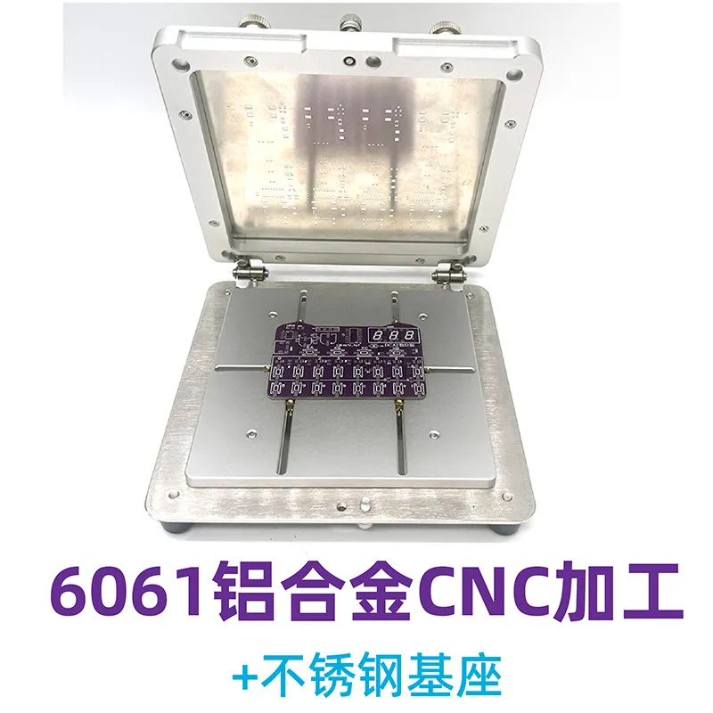 SMT Patch Brush Solder Paste Steel Mesh Fixture Holder Screen Printing Tooling Patch Red Glue Mesh Positioning Fixture
