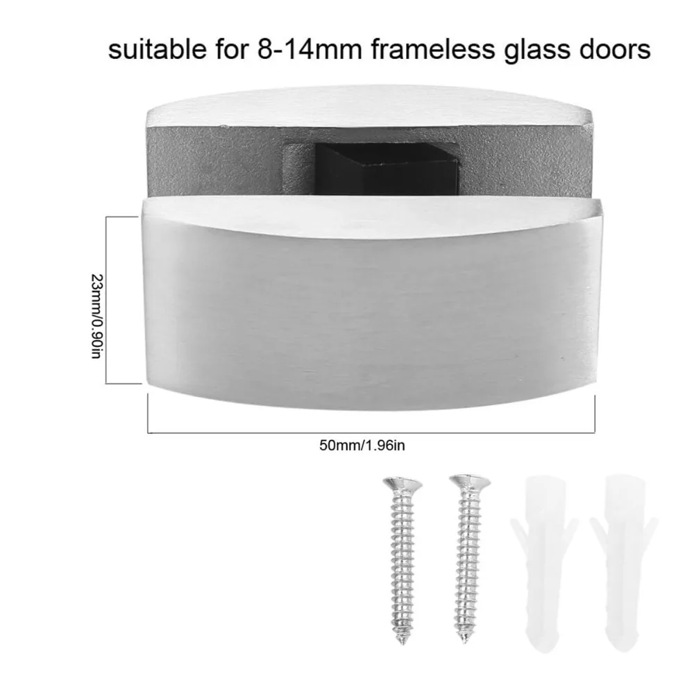 

304 Stainless Steel Floor Bottom Guide Bottom Guide Hardware Replacement Frameless Sliding Doors Steel Construction Floor Guide