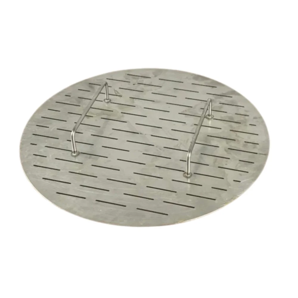 

False bottom for OD449mm , Filter, Home brewery, Stainless steel 304 , 2.0mm thickness , gap size 2.0mm,with two handles