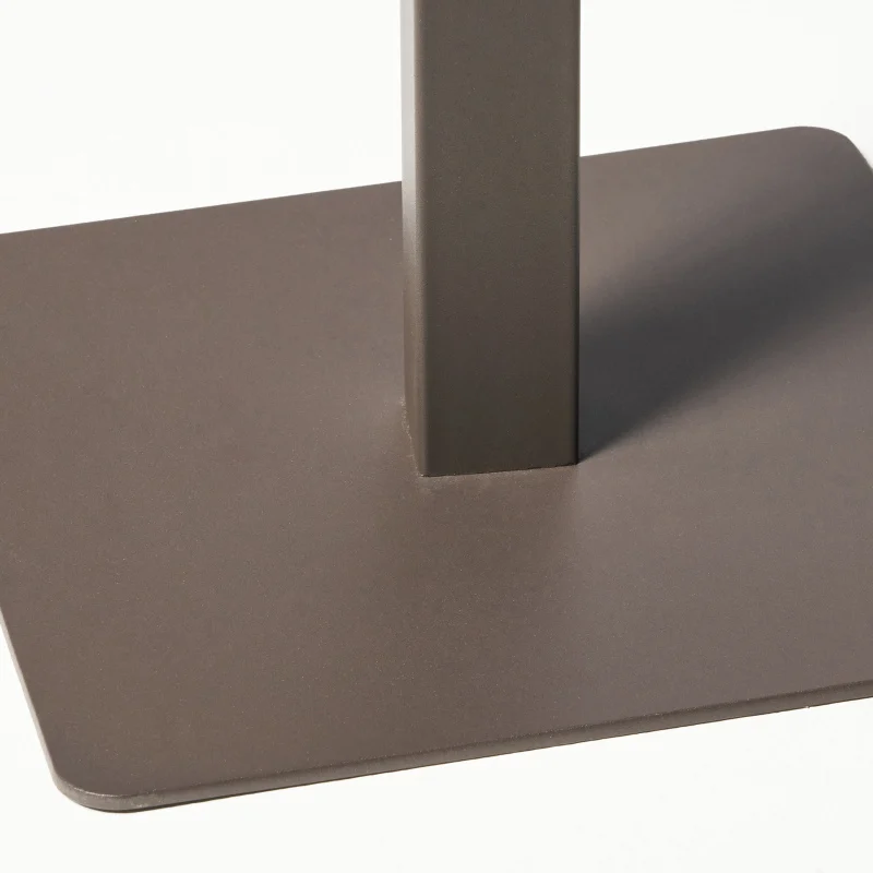 Rattan 26" Square Bar Table Hand Crafted Details  Multibrown Wicker Finish Assembly Required 26 In Deep 26  Wide 40 In High