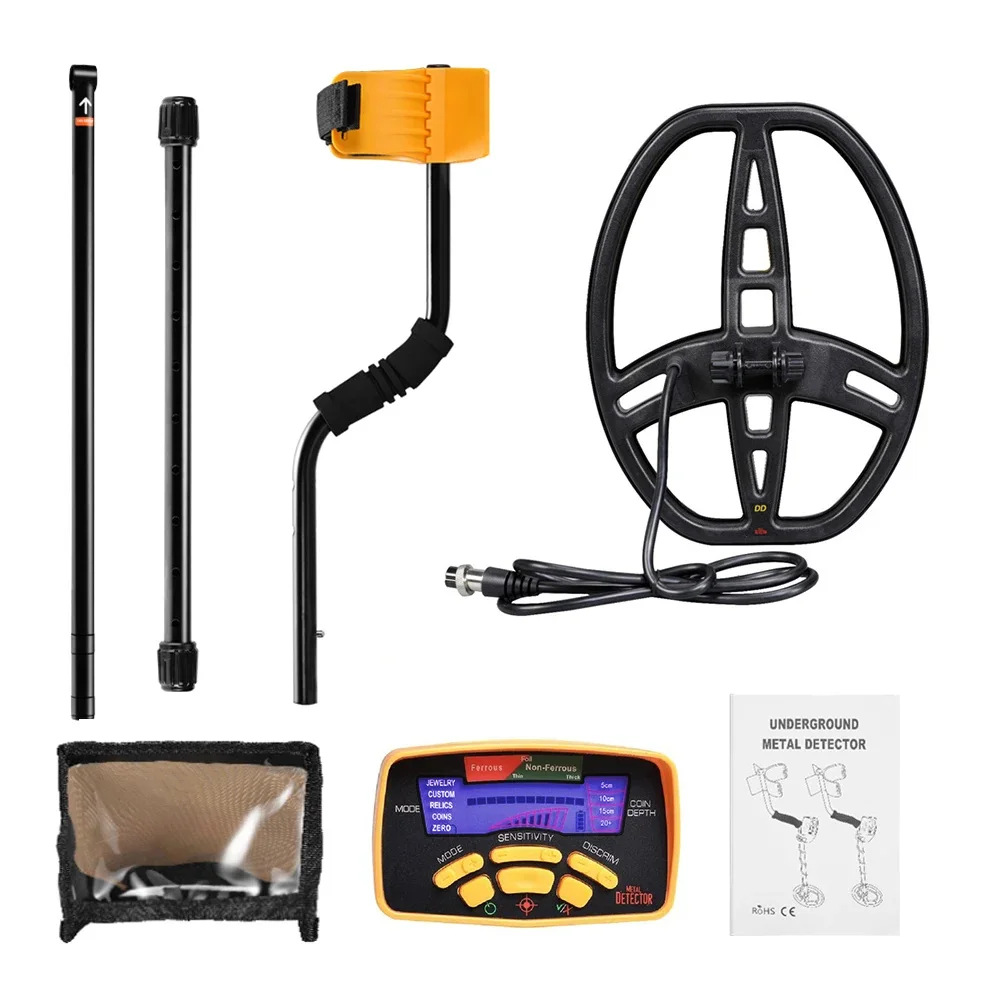 MD-6350 High Sensitivity Metal Detector Gold Digger Treasure Hunter Professional Detecting Equipment two year warranty