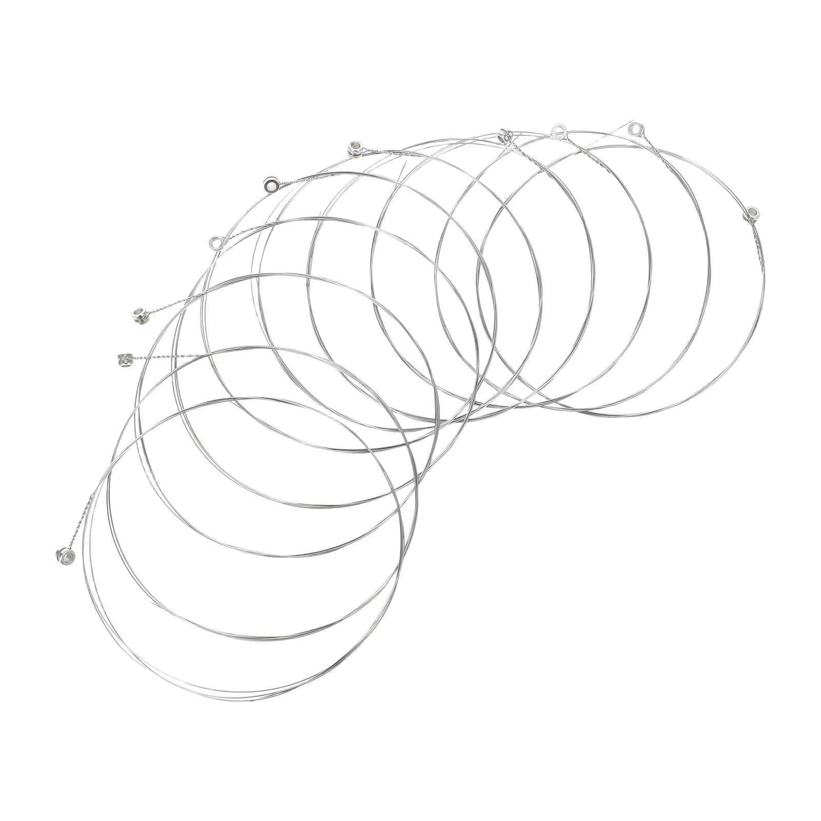 

10pcs Replacement Steel Clear Bright Tone Durable Sturdy For Acoustic Electric Guitars Basses Guitar Spare Parts Accessories