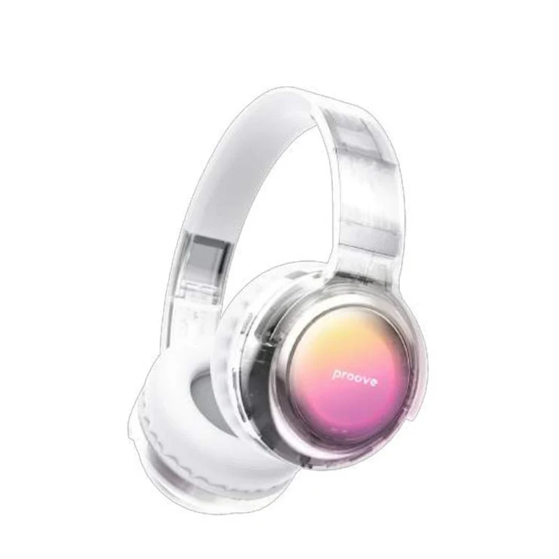 Wireless Headphones Proove Crystal Galaxy  Wired for Mobile Phone Computer LED  Aux in Over Ear Foldable Wearable