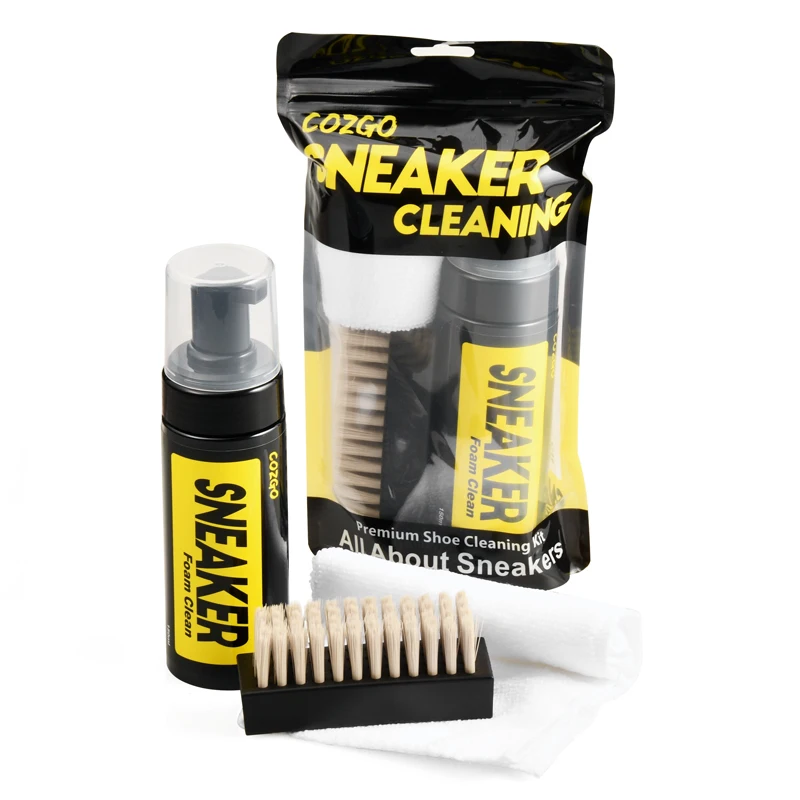 Shoe Cleaning Kit - White Shoe Cleaner Kit - footwear cleaning kit - Suede Shoe Cleaning kit - Soft Bristle Brush and Microfiber