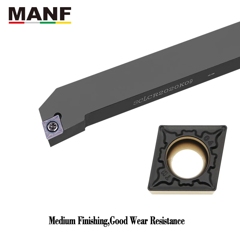 MANF Turning Tool Carbide Insert CCMT09T304 Internal Tungsten Inserts Borning Turning Inserts HSS Steel Bar Lathe Cutter