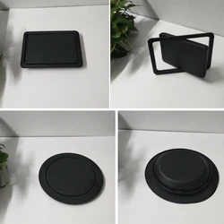 Stainless Steel Flush Recessed Built-in Balance Swing Flap Lid Cover Trash Bin Garbage Can Kitchen Counter Top kitchen trash bin