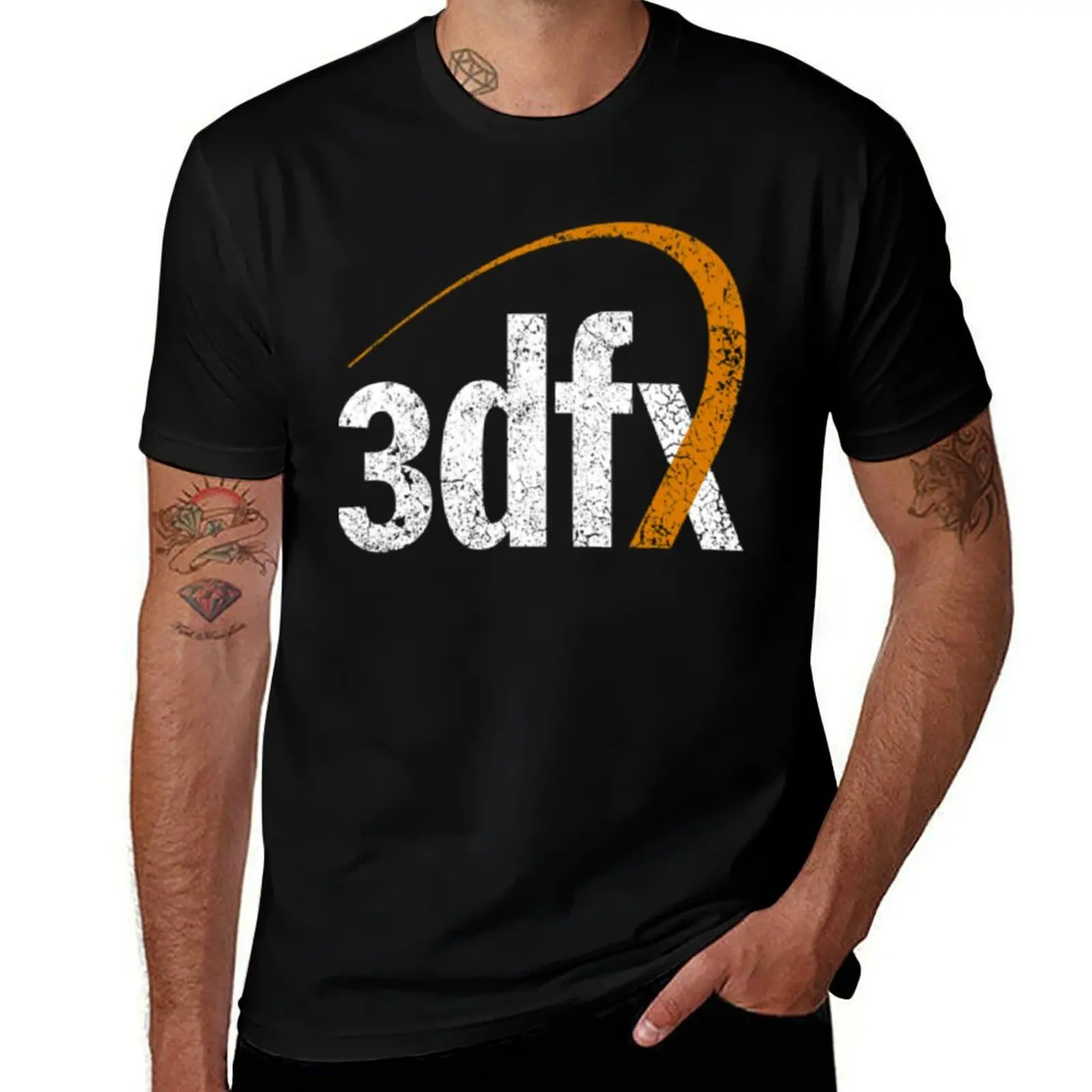 

3DFX Faded T-Shirt animal prinfor boys aesthetic clothes luxury designer plain white t shirts men