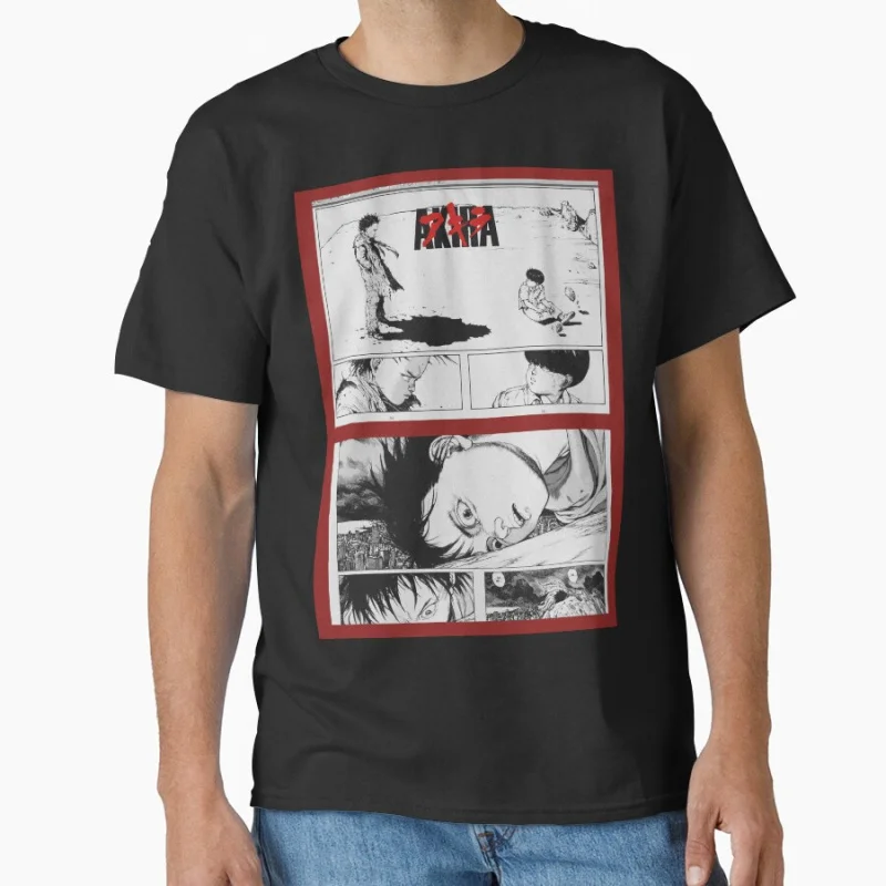 

Akira manga tetso kaneda board Tokyo Explosion Cyberpunk Anime T shirt Large size Tops Graphic Print Y2k Clothes Cartoon Tee