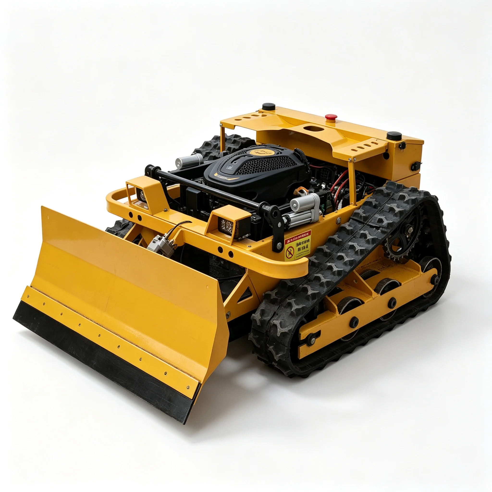 Customized Smart Remote Controlled Crawler Lawn Mower for Hillside Orchard Farm Weed Cutting and Landscaping view 6