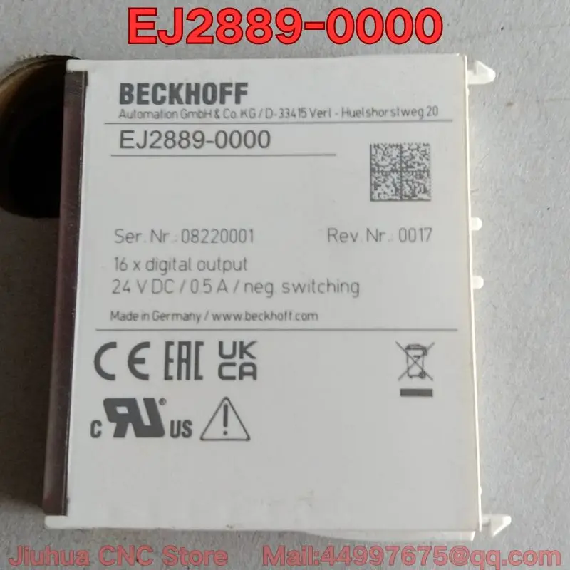 

Подержанный EJ2889-0000 EJ2809-0000 Функциональный тест модуля ПЛК обычно