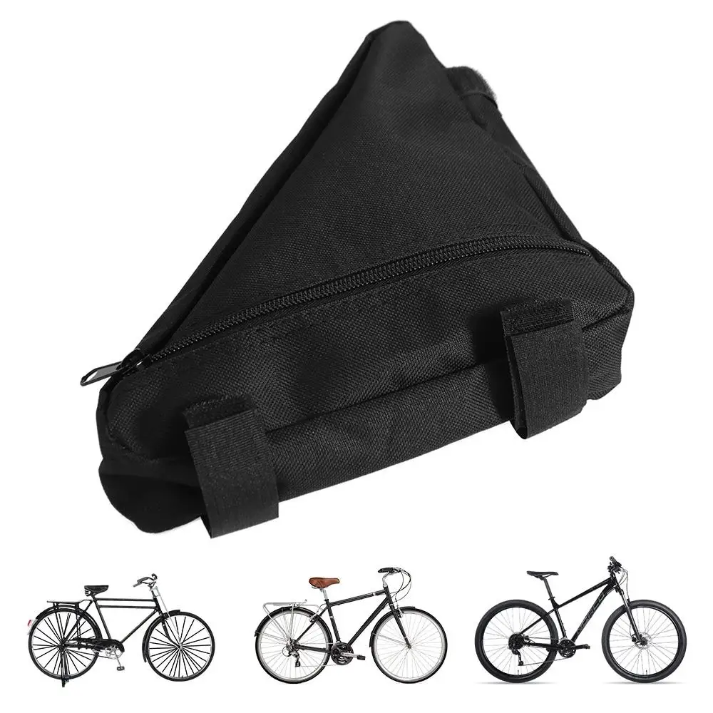 Instantly Detachable Design Bicycle Triangle Bag Waterproof Spacious Storage Front Frame Handlebar Bags Ultra-light