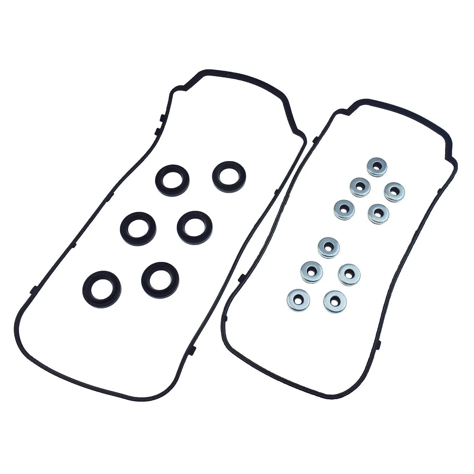 

Valve Cover Gasket Set For Acura MDX RDX RL TL TSX ZDX Honda Accord Odyssey Pilot Ridgeline Crosstour 12030R70A00 12050R70A00