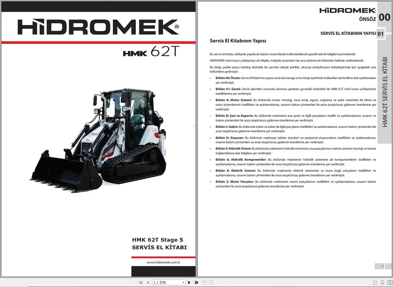 

Hidromek Machinery 2024 PDF Service Manual DVD