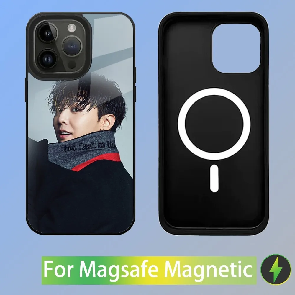 Singer G-Dragon GD Phone Case For iPhone 15,14,13,12,11,Plus,Pro,Max Mini Magsafe Magnetic Wireless Charging