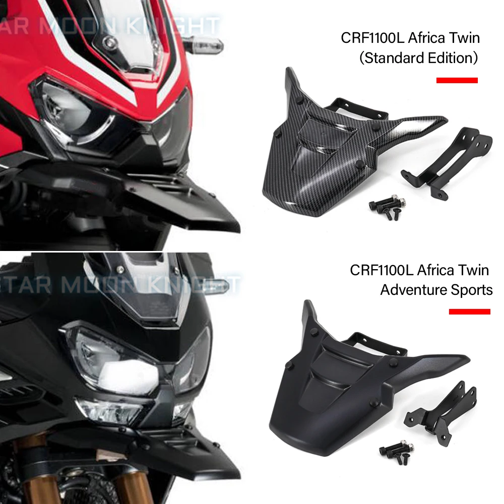 

For HONDA africa twin 1100 crf1100 crf1100l crf 1100 L Motorcycle mudguard Front Beak Fairing Extension Wheel Extender Fender